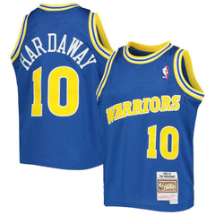 Tim Hardaway Golden State Warriors Youth 1990/91 Hardwood Classics Swingman Jersey for sale Royal | Mitchell & Ness Lifestyle