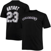 Kris Bryant Colorado Rockies Fanatics Big & Tall Name & Number T-Shirt - Black - Fanatics Online
