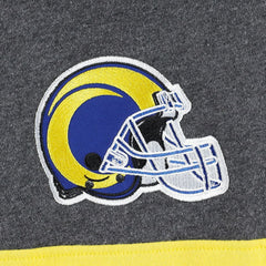 Los Angeles Rams Starter Extreme Pullover Hoodie Heather Charcoal/Royal