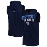 Tennessee Titans MSX by Michael Strahan Relay Sleeveless Pullover Hoodie Navy
