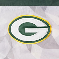 Green Bay Packers Starter Thursday Night Gridiron Raglan Half-Zip Hooded Jacket White/Green