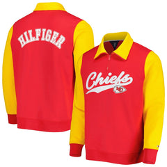 Kansas City Chiefs Tommy Hilfiger Aiden Quarter-Zip Sweatshirt Red/Gold