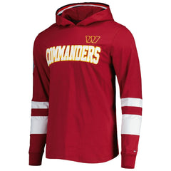 Washington Commanders Tommy Hilfiger Alex Long Sleeve Hoodie T-Shirt Burgundy/White