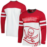 Tampa Bay Buccaneers Starter Halftime Long Sleeve T-Shirt Red/White