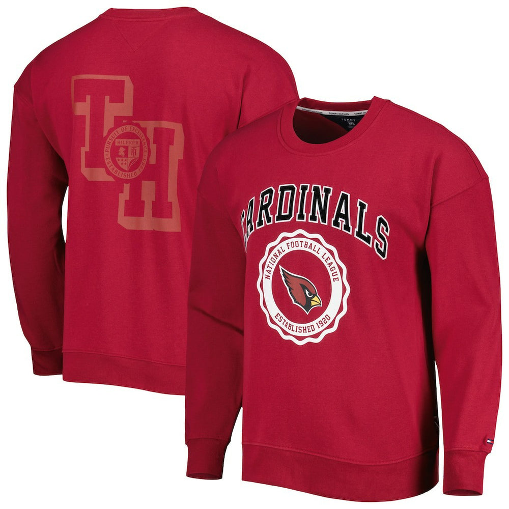 Arizona Cardinals Tommy Hilfiger Ronald Crew Sweatshirt Cardinal