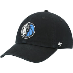 Dallas Mavericks '47 Core Logo Clean Up Adjustable Hat for sale Black | 47 brand outlet