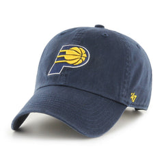 Indiana Pacers '47 Core Logo Clean Up Adjustable Hat Navy | 47 brand