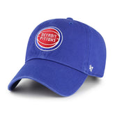 Detroit Pistons '47 Core Logo Clean Up Adjustable Hat for sale Royal | 47 brand online