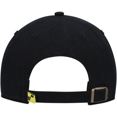 Utah Jazz '47 Core Logo Clean Up Adjustable Hat Black | 47 brand Lifestyle