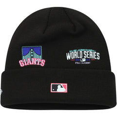 San Francisco Giants New Era Polar Lights Cuffed Knit Hat - Black - New Era Lifestyle