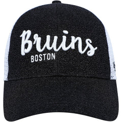 Boston Bruins '47 Women's Encore MVP Trucker Snapback Hat - Black/White - NHL 4871767