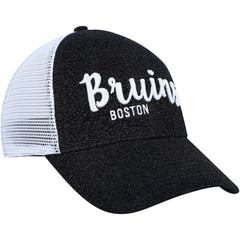 Boston Bruins '47 Women's Encore MVP Trucker Snapback Hat - Black/White - NHL 4871767