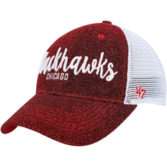 Chicago Blackhawks '47 Women's Encore MVP Trucker Snapback Hat - Red/White - NHL 4871768