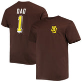 San Diego Padres Big & Tall Father's Day #1 Dad T-Shirt - Brown - MLB Online
