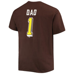 San Diego Padres Big & Tall Father's Day #1 Dad T-Shirt - Brown - MLB Online