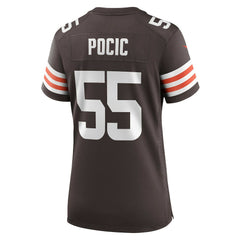 Nike Ethan Pocic Cleveland Browns Women's Game Jersey Brown