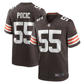Nike Ethan Pocic Cleveland Browns Game Jersey Brown