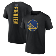 Draymond Green Golden State Warriors Playmaker Name & Number T-Shirt Black