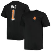 San Francisco Giants Big & Tall Father's Day #1 Dad T-Shirt - Black - MLB Sale