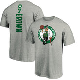Jaylen Brown Boston Celtics Playmaker Name & Number T-Shirt Heathered Gray