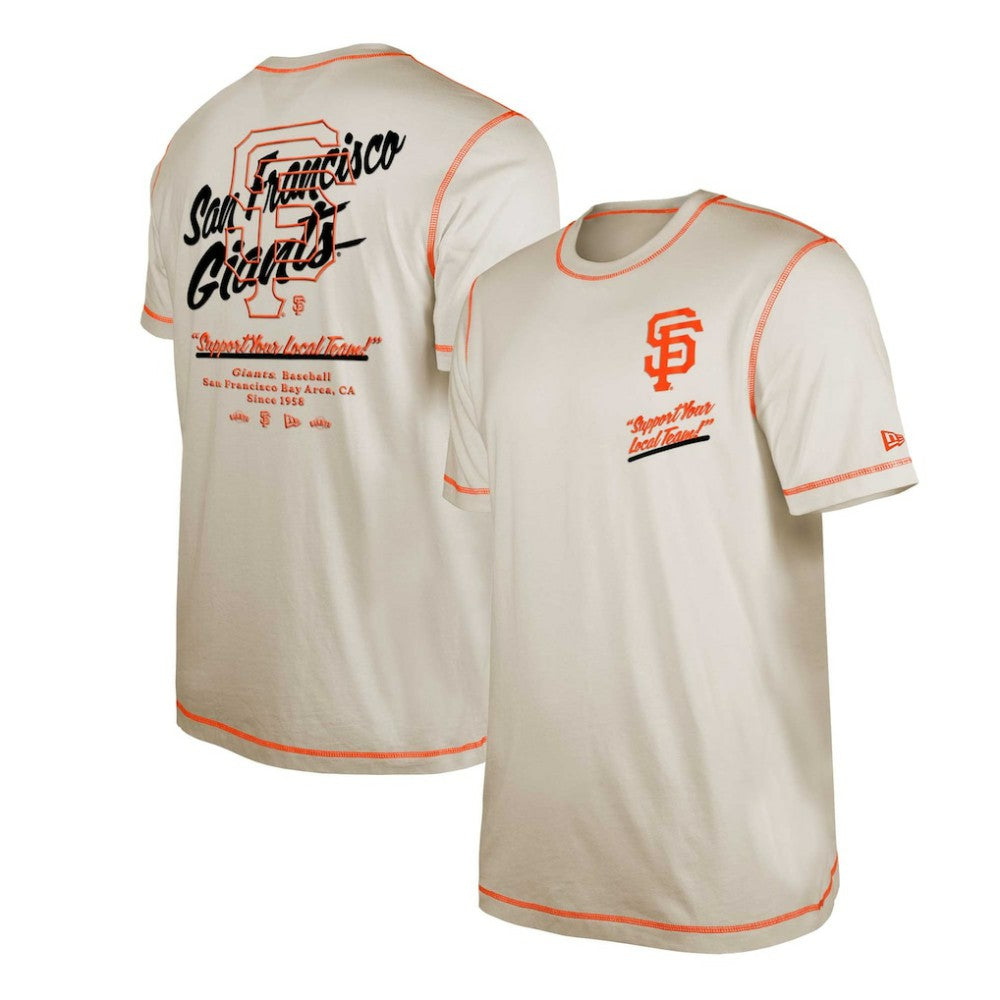 San Francisco Giants New Era Team Split T-Shirt - White - New Era Lifestyle