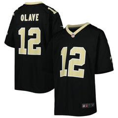Nike Chris Olave New Orleans Saints Youth Game Jersey Black