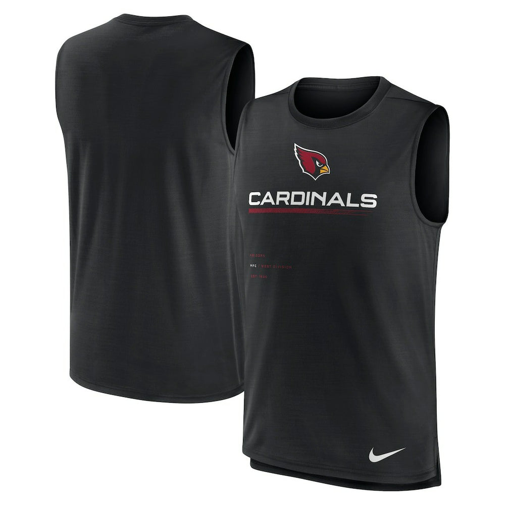 Nike Arizona Cardinals Muscle Trainer Tank Top Black
