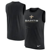 Nike New Orleans Saints Muscle Trainer Tank Top Black