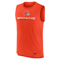 Nike Cleveland Browns Muscle Trainer Tank Top Orange