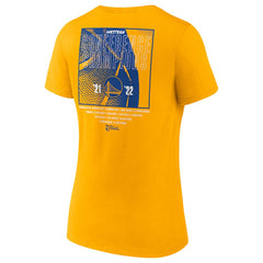 Golden State Warriors Women's 2022 Western Conference Champions Balanced Attack Roster V-Neck T-Shirt for sale Gold | Fanatics Near Me