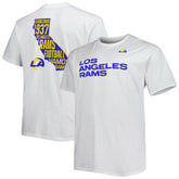 Fanatics Los Angeles Rams Big & Tall Hometown Collection Hot Shot T-Shirt White