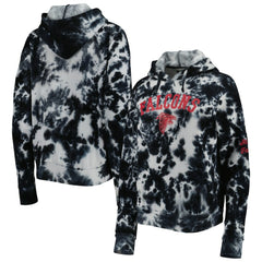 Atlanta Falcons New Era Women's Cloud Dye Fleece Pullover Hoodie Black