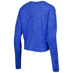 Los Angeles Rams New Era Women's Crop Long Sleeve T-Shirt Royal