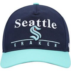 Seattle Kraken '47 Super Hitch Adjustable Snapback Hat - Deep Sea Blue/Light Blue - NHL 4883517