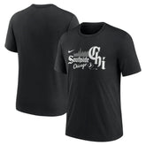 Chicago White Sox Nike City Connect Tri-Blend T-Shirt - Black - Nike Lifestyle
