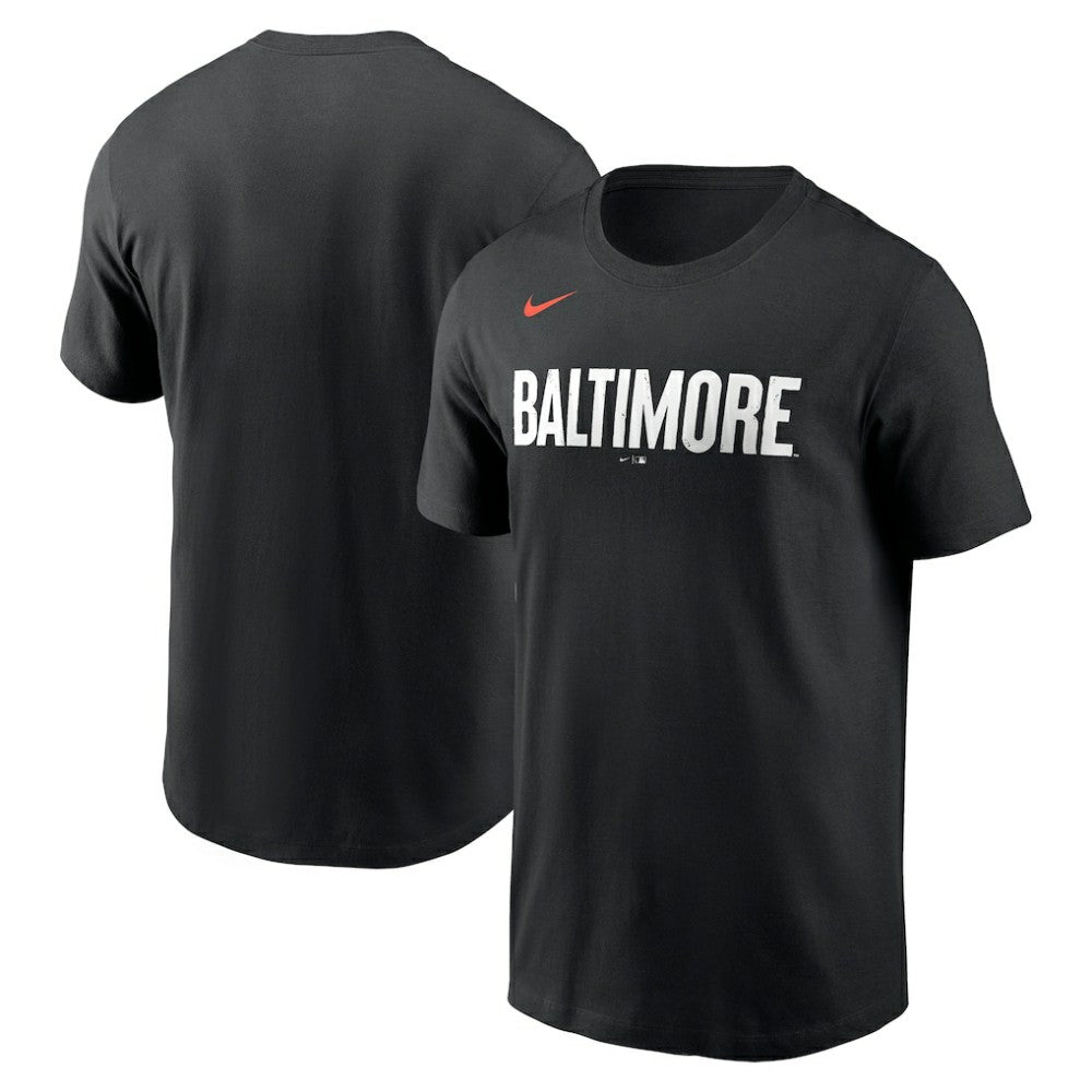 Baltimore Orioles Nike City Connect Wordmark T-Shirt - Black - Nike Discount