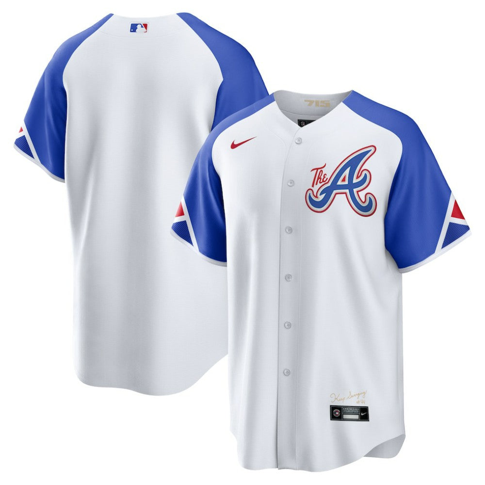 Atlanta Braves Nike 2023 City Connect Replica Jersey - White - Nike Sale