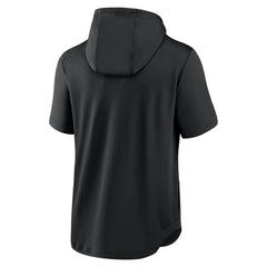 Chicago White Sox Nike City Connect Short Sleeve Pullover Hoodie - Black - Nike Lifestyle