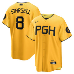 Willie Stargell Pittsburgh Pirates Nike City Connect Replica Player Jersey - Gold - Nike Sale