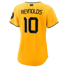 Bryan Reynolds Pittsburgh Pirates Nike Women's City Connect Replica Player Jersey - Gold - Nike Lifestyle