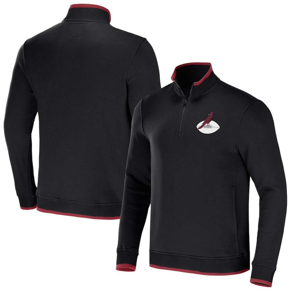 Fanatics Arizona Cardinals NFL x Darius Rucker Collection Logo Quarter-Zip Top Black