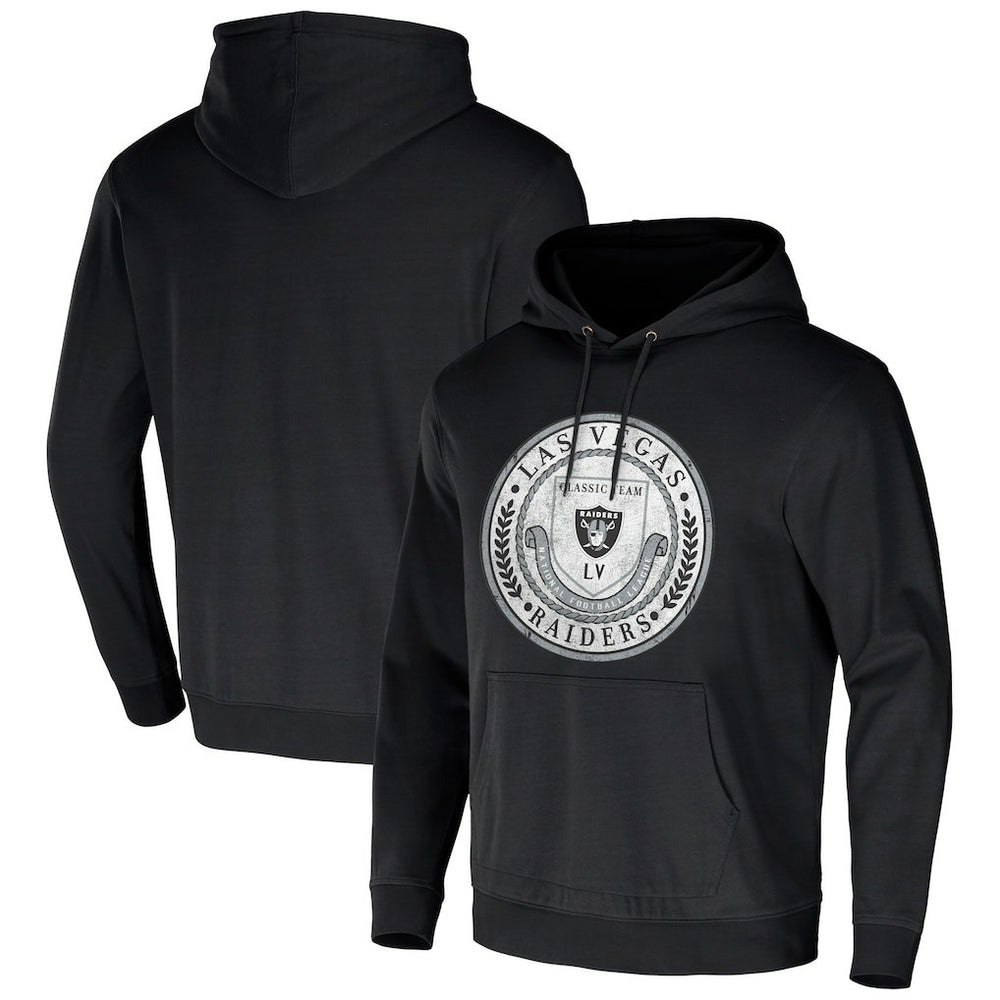 Fanatics Las Vegas Raiders NFL x Darius Rucker Collection Washed Pullover Hoodie Black