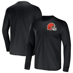 Fanatics Cleveland Browns NFL x Darius Rucker Collection Team Long Sleeve Pocket T-Shirt Brown