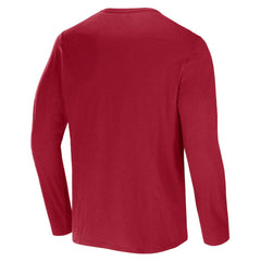 Fanatics Arizona Cardinals NFL x Darius Rucker Collection Slub Jersey Henley Long Sleeve T-Shirt Cardinal