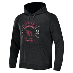 Fanatics Arizona Cardinals NFL x Darius Rucker Collection Radar Pullover Hoodie Heather Charcoal
