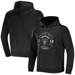 Fanatics Las Vegas Raiders NFL x Darius Rucker Collection Radar Pullover Hoodie Heather Charcoal