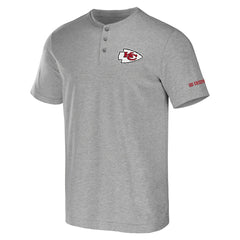 Fanatics Kansas City Chiefs NFL x Darius Rucker Collection Henley T-Shirt Heather Gray