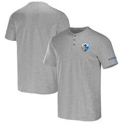 Fanatics Los Angeles Chargers NFL x Darius Rucker Collection Henley T-Shirt Heather Gray