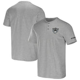 Fanatics Las Vegas Raiders NFL x Darius Rucker Collection Henley T-Shirt Heather Gray
