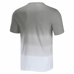 Fanatics Las Vegas Raiders NFL x Darius Rucker Collection Dip Dye Pocket T-Shirt Silver/White